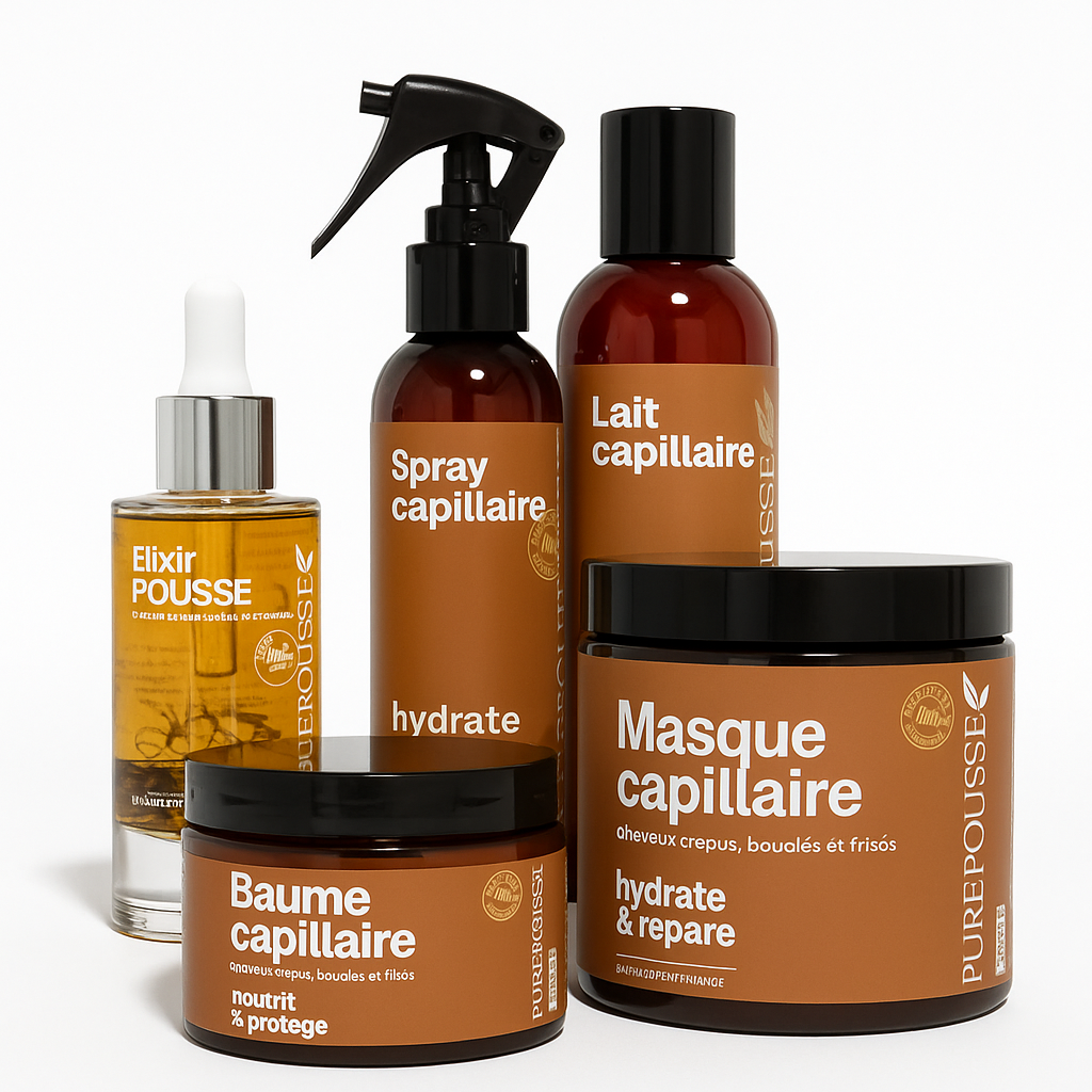 Pack PurePousse – Soin Complet Croissance & Hydratation Cheveux