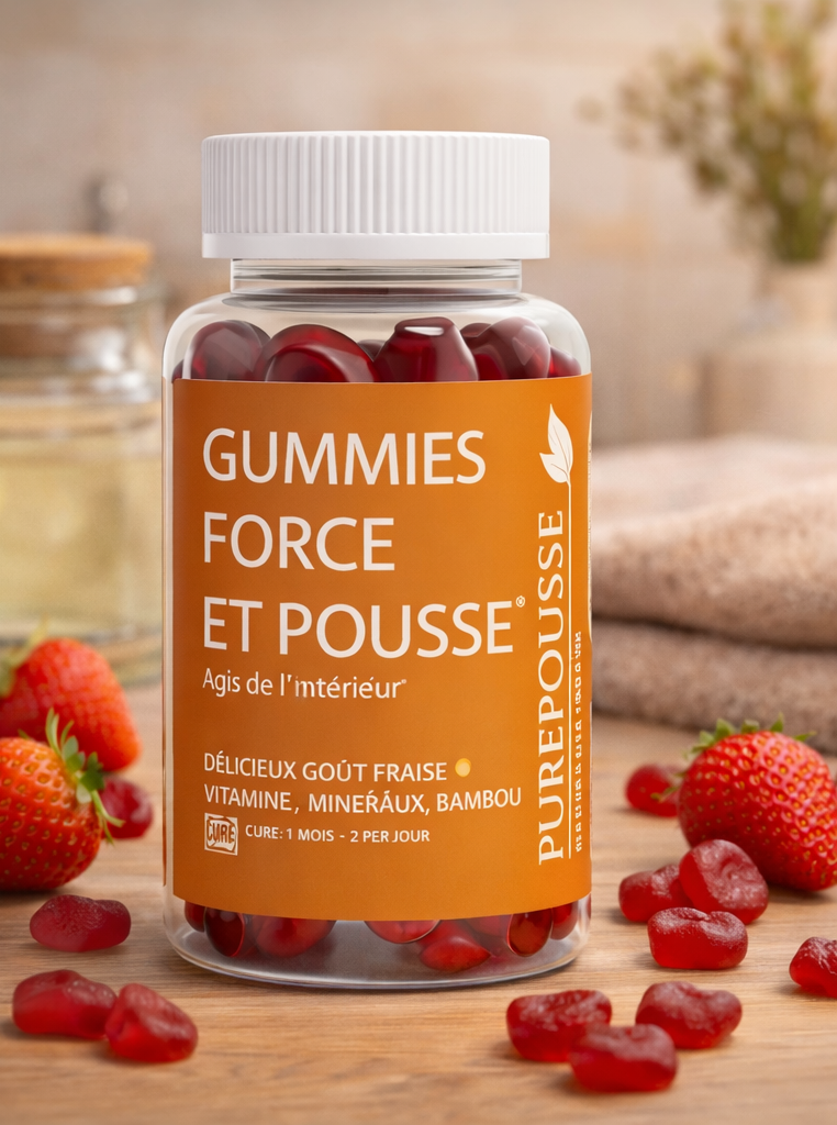 Gummies Pousse cheveux (CURE 1 MOIS)