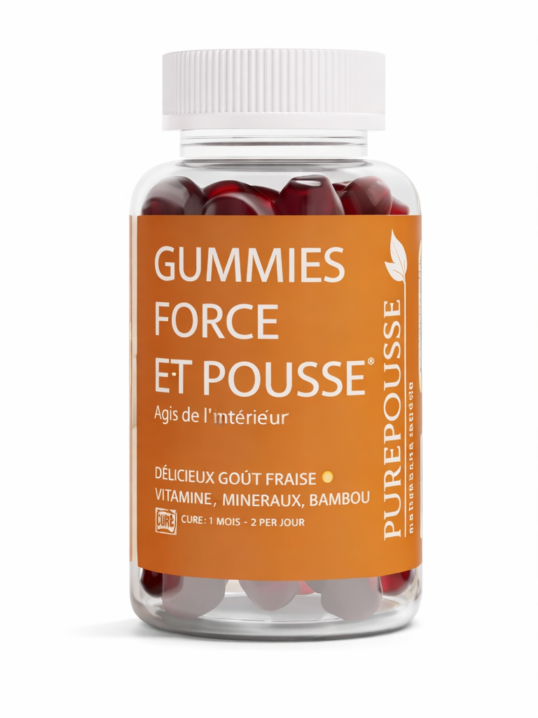 Gummies Pousse cheveux (CURE 1 MOIS)